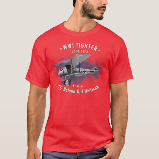 Camiseta Avión de combate LFG Roland Haifisch WWI