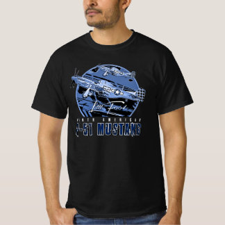 Camiseta Avión de combate P51 Mustang USAF
