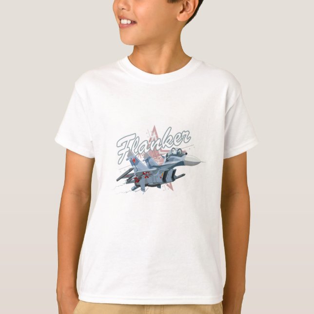 Camiseta avión de combate personalizado (Anverso)