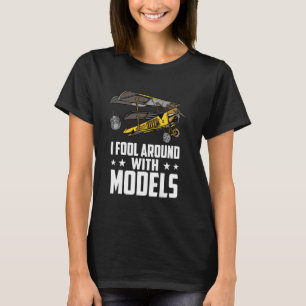 Camiseta Avión de control remoto RC de la aeronave en torno