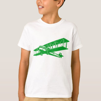 Camiseta Avión de cosecha - Verde de hierba