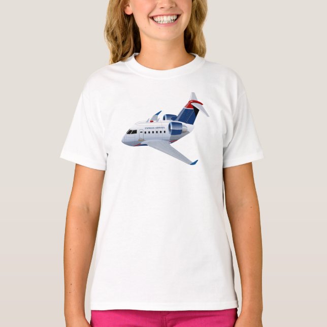 Camiseta Avión de dibujos animados (Anverso)