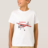 avión de engranaje de triciclo caricatura