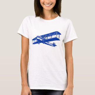 Camiseta Avión de época - Azul marino