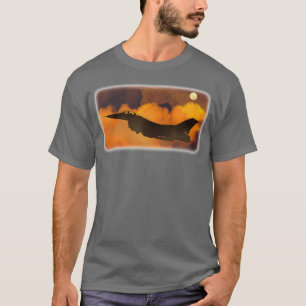 Camiseta Avión de guerra del avión de combate Falcon Jet