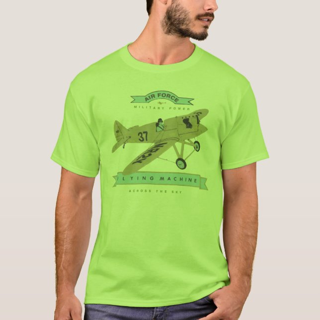 Camiseta Avión de la Fuerza Aérea (Anverso)