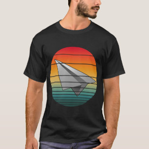 Camiseta Avión de papel vintage
