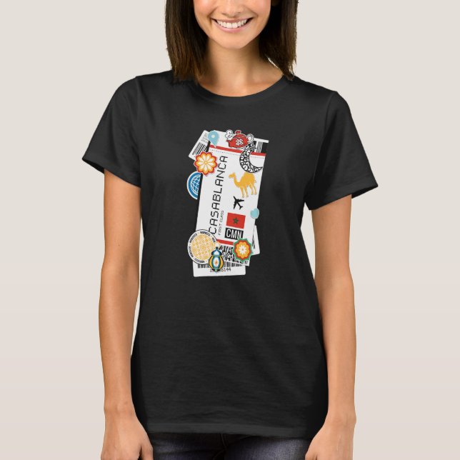 Camiseta Avión de pases de pasaje aéreo de pasaje aéreo de  (Anverso)