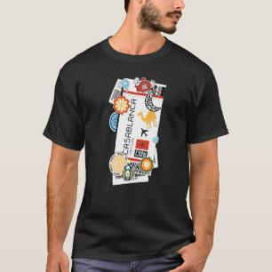 Camiseta Avión de pases de pasaje aéreo de pasaje aéreo de
