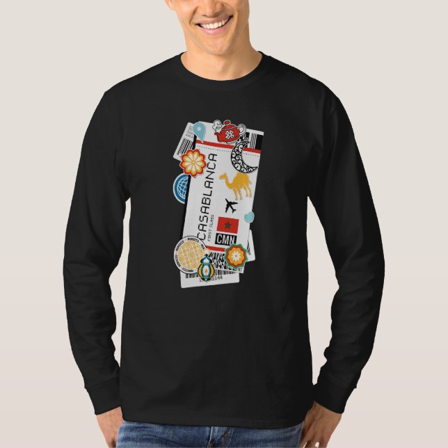 Camiseta Avión de pases de pasaje aéreo de pasaje aéreo de  (Anverso)