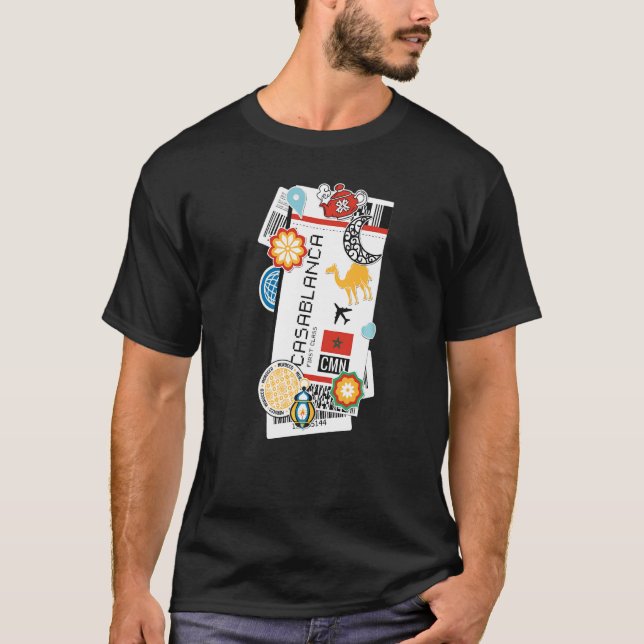 Camiseta Avión de pases de pasaje aéreo de pasaje aéreo de  (Anverso)