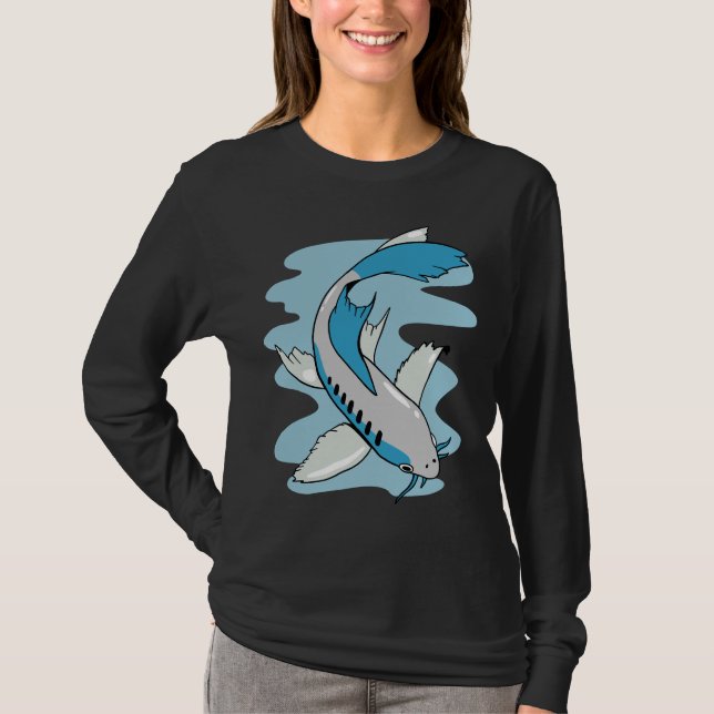 Camiseta Avión de peces de Koi Airlines (Anverso)