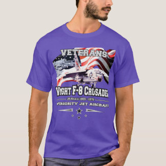 Camiseta Avión de reacción de superioridad aérea Vought F8 