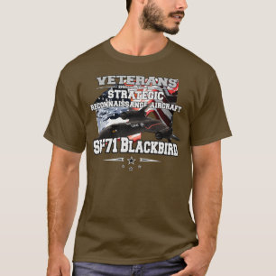 Camiseta Avión de reconocimiento estratégico SR71 Blackbird