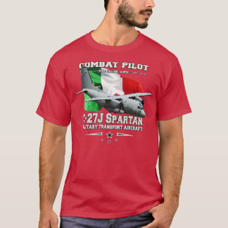 Camiseta Avión de transporte militar espartano C27J