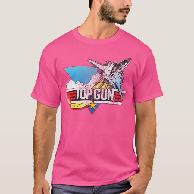Camiseta Avión de vuelo de pistolas superior (Anverso)