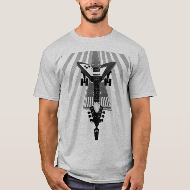 Camiseta Avión de vuelo V Jet (Anverso)