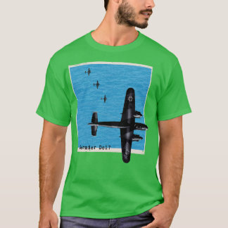 Camiseta Avión del bombardero Dornier Do17 WW2 sobre el océ