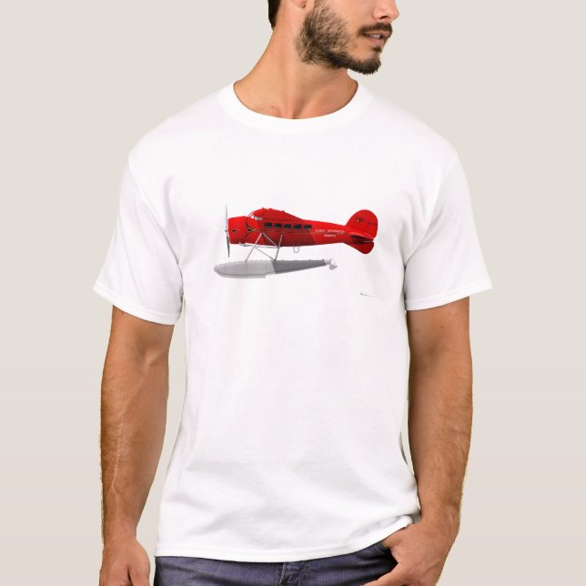 Camiseta Avión del flotador de Lockheed Vega (Anverso)
