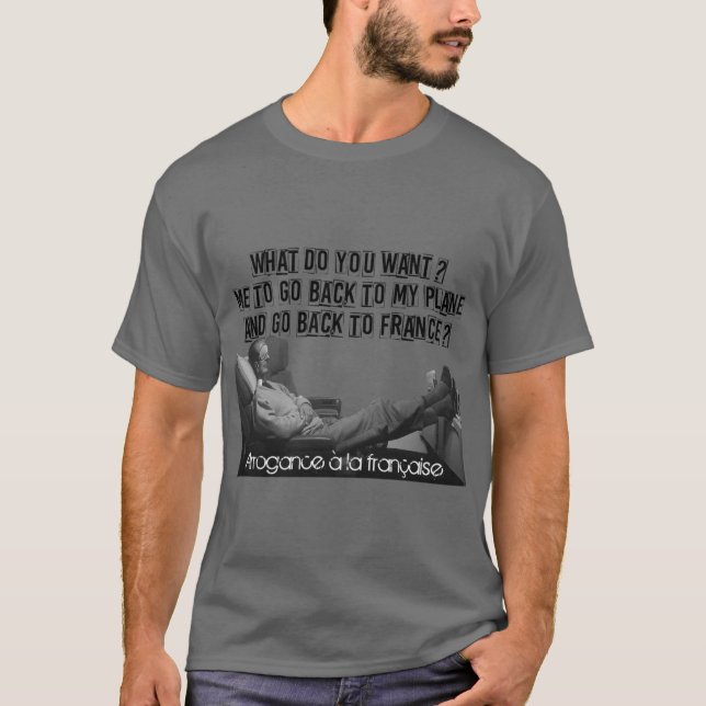 Camiseta AVIÓN divertido (Anverso)