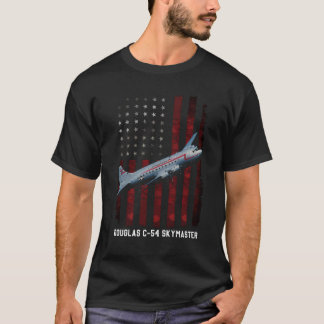 Camiseta Avión Douglas C-54 Skymaster c54, aeronave c54
