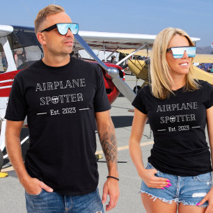 Camiseta Avión Espía Est.   Aviación   Aviador   Personaliz