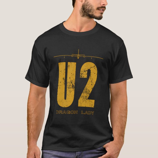 Camiseta Avión espía U-2 Dragon Lady (Anverso)