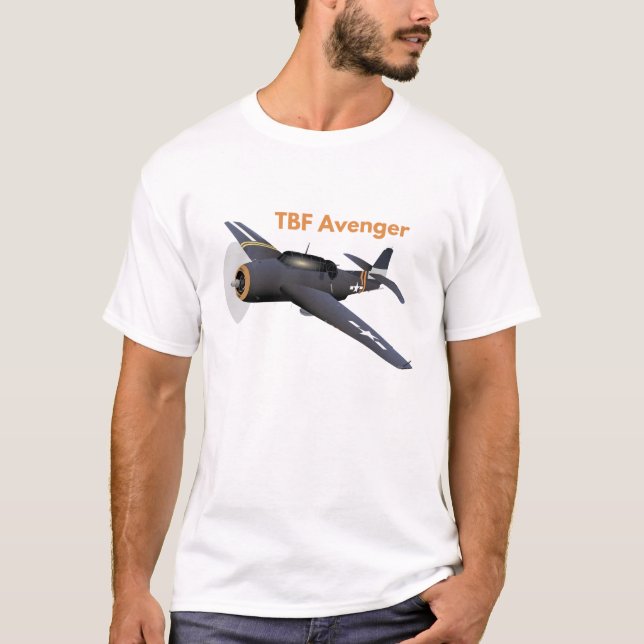 Camiseta Avión estadounidense WW2 (Anverso)