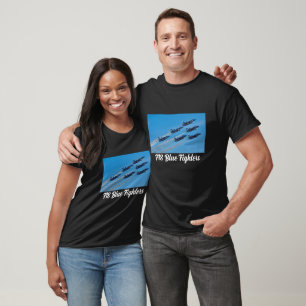 Camiseta Avión F18 Blue Fighters