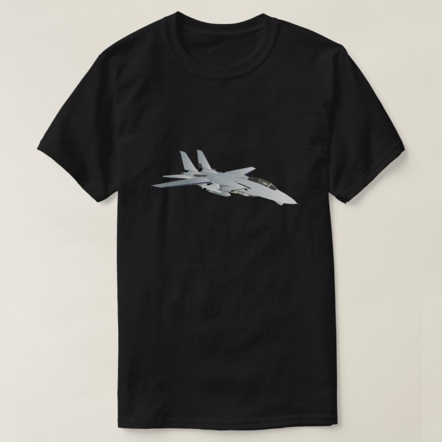 Camiseta Avión F-14 americano (Diseño del anverso)