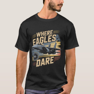 Camiseta Avión F-15 Eagle: Donde los Águilas se Atreven Pil