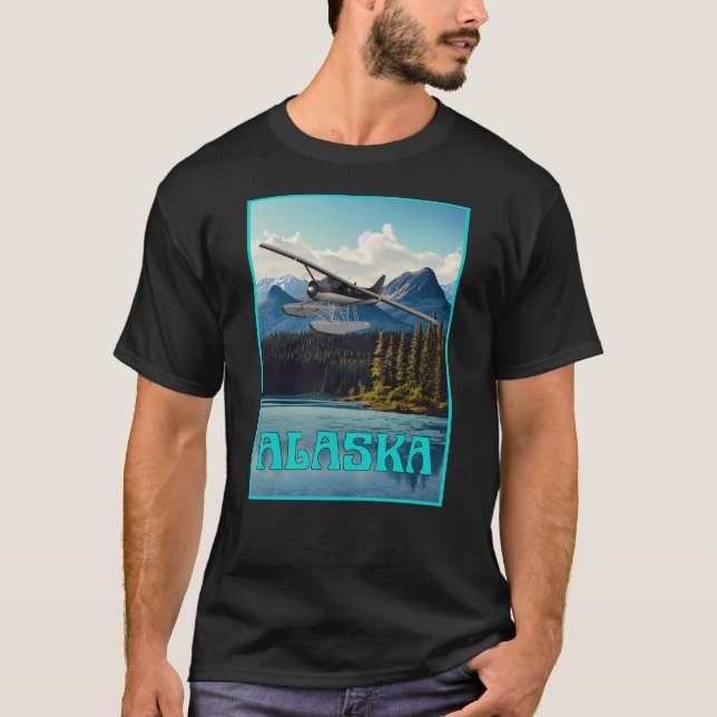 Camiseta Avión flotante de Alaska (Anverso)