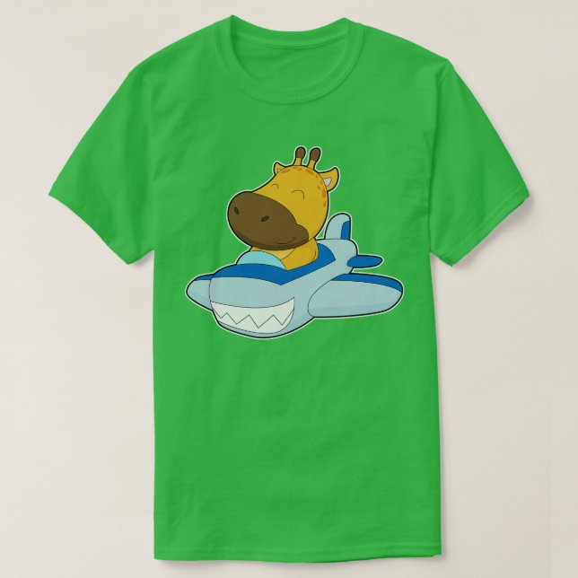Camiseta Avión Giraffe (Diseño del anverso)