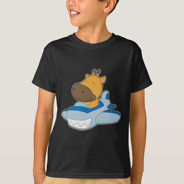 Camiseta Avión Giraffe (Anverso)