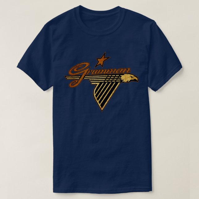 Camiseta Avión Grumman Vintage (Diseño del anverso)