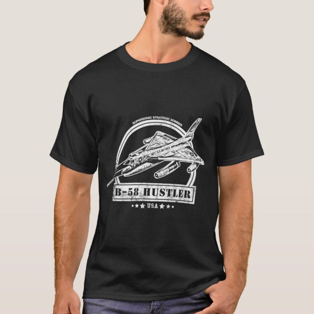 Camiseta Avión Hustler B-58 (Anverso)