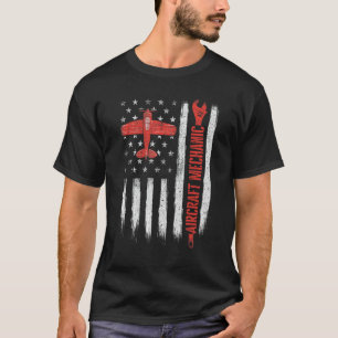 Camiseta Avión Mecánico Aeronave Aviación Aviación Avión
