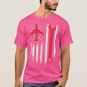 Camiseta Avión Mecánico de Aviación Aviación Avión Técnico