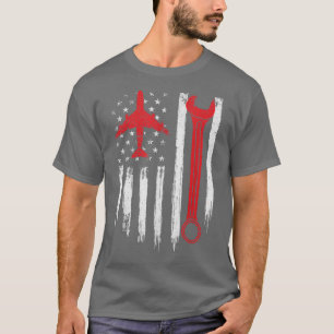 Camiseta Avión Mecánico de Aviación Aviación Avión Técnico