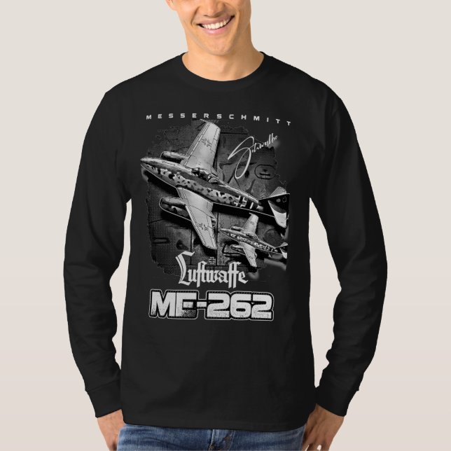 Camiseta Avión Messerschmitt ME-262 Luftwaffe (Anverso)