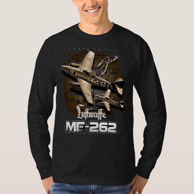 Camiseta Avión Messerschmitt ME-262 Luftwaffe (Anverso)