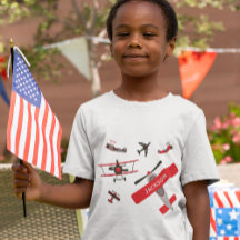Avión militar retro rojo y negro para la Segunda G