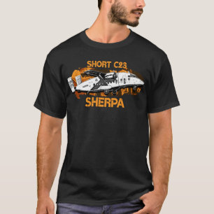 Camiseta Avión militar Sherpa C-23 corto