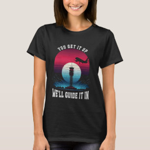 Camiseta Avión nacional del controlador de tráfico aéreo Re