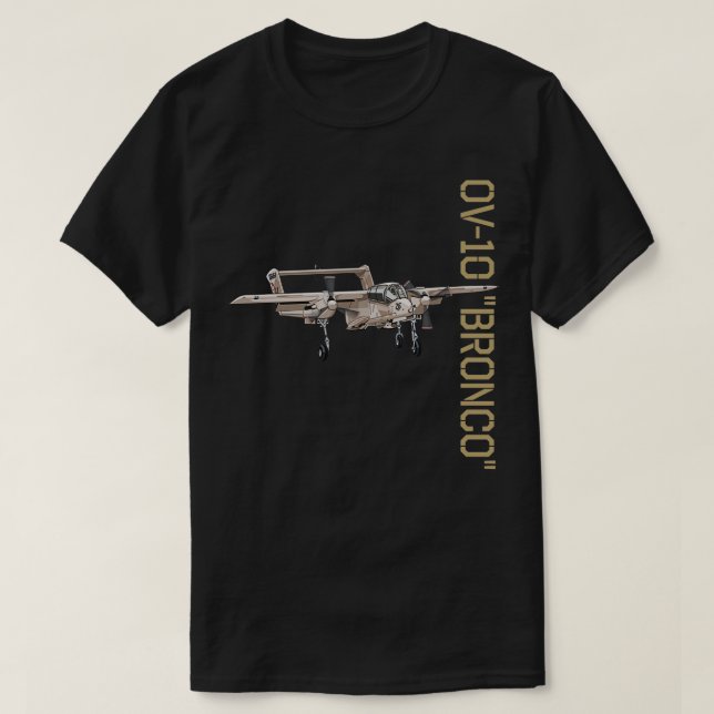 Camiseta Avión OV10 Bronco Warbird (Diseño del anverso)