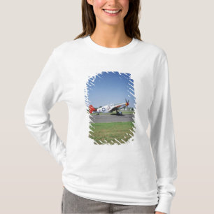 Camiseta avión P-51 C Tuskegee Red Tail en el CAF Air