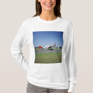 Camiseta avión P-51 C Tuskegee Red Tail en el CAF Air