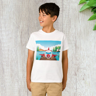Camiseta Avión personalizado en Lake Dock aventura de viaje