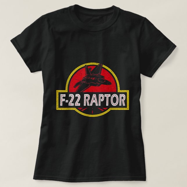 Camiseta Avión piloto de F22 Raptor Fighter Jet 4 de julio (Diseño del anverso)