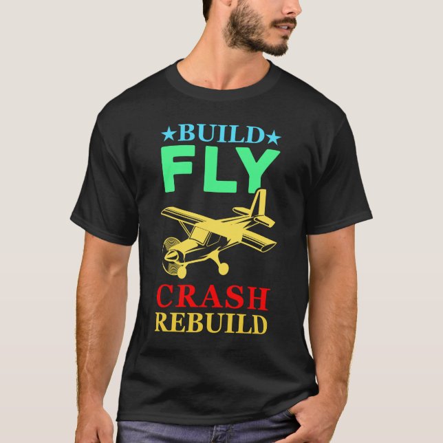 Camiseta Avión piloto de RC Aircraft Hobby Funny Model (Anverso)